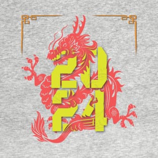 Chinese New Year of Wood Dragon 2024 T-Shirt